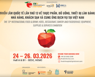 Food & Hospitality Vietnam 2026 - Triển lãm hàng đầu trong lĩnh vực F&B – Nhà hàng – Khách sạn tại TP.HCM