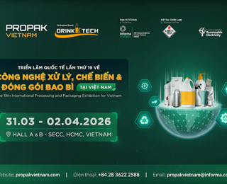ProPak Vietnam 2026 - Triển lãm Công nghệ chế biến và đóng gói bao bì tại TP.HCM
