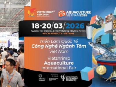 VietShrimp Asia 2026 & Aquaculture Vietnam 2026: Triển lãm Quốc tế Công nghệ ngành Tôm